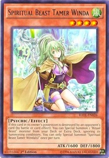 Spiritual Beast Tamer Winda [RATE-EN026] Rare | Empire Gaming NC