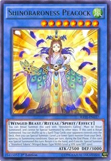 Shinobaroness Peacock [RATE-EN037] Rare | Empire Gaming NC