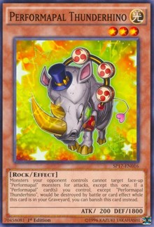 Performapal Thunderhino (Starfoil) [SP17-EN016] Starfoil Rare | Empire Gaming NC