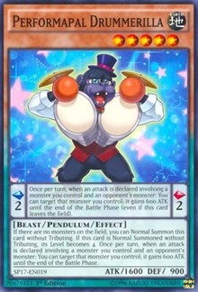 Performapal Drummerilla (Starfoil) [SP17-EN019] Starfoil Rare | Empire Gaming NC