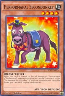 Performapal Secondonkey [SP17-EN025] Common | Empire Gaming NC