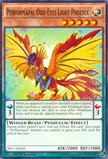 Performapal Odd-Eyes Light Phoenix [SP17-EN032] Common | Empire Gaming NC