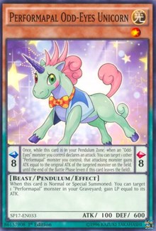 Performapal Odd-Eyes Unicorn (Starfoil) [SP17-EN033] Starfoil Rare | Empire Gaming NC