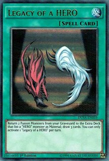 Legacy of a HERO [DUSA-EN019] Ultra Rare | Empire Gaming NC