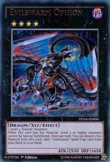 Evilswarm Ophion [DUSA-EN090] Ultra Rare | Empire Gaming NC