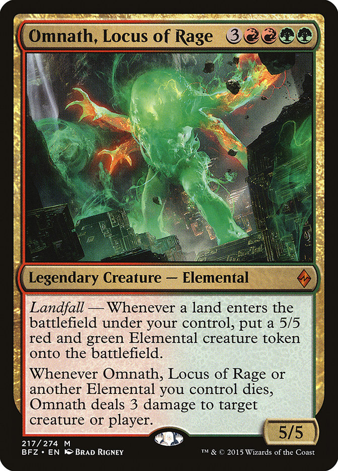 Omnath, Locus of Rage [Battle for Zendikar] | Empire Gaming NC