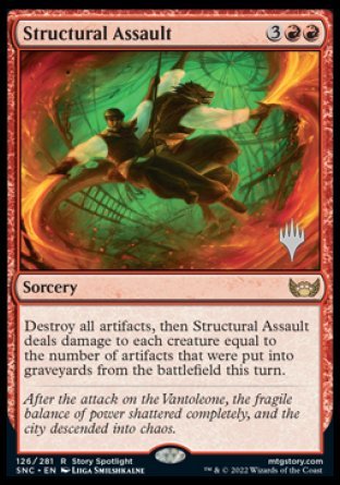 Structural Assault (Promo Pack) [Streets of New Capenna Promos] | Empire Gaming NC