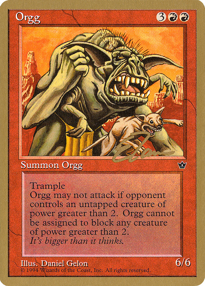 Orgg (Eric Tam) [Pro Tour Collector Set] | Empire Gaming NC