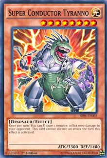 Super Conductor Tyranno [SR04-EN005] Common | Empire Gaming NC