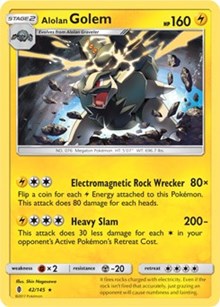 Alolan Golem (42) [SM - Guardians Rising] | Empire Gaming NC