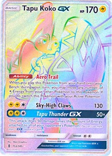 Tapu Koko GX (Secret) (153) [SM - Guardians Rising] | Empire Gaming NC