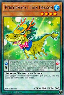 Performapal Coin Dragon [MACR-EN005] Rare | Empire Gaming NC