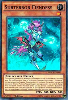 Subterror Fiendess [MACR-EN082] Super Rare | Empire Gaming NC