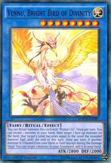 Vennu, Bright Bird of Divinity [MACR-EN097] Common | Empire Gaming NC