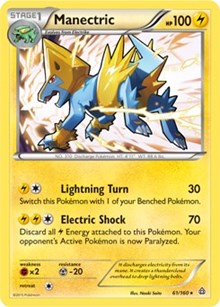 Manectric (XY Primal Clash) (61) [Deck Exclusives] | Empire Gaming NC