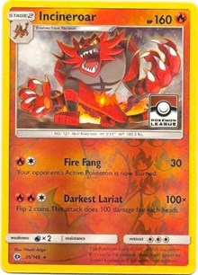 Incineroar - 26/149 (League Promo) (26) [League & Championship Cards] | Empire Gaming NC