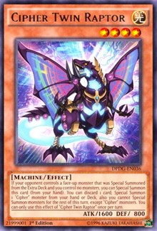 Cipher Twin Raptor [DPDG-EN036] Rare | Empire Gaming NC