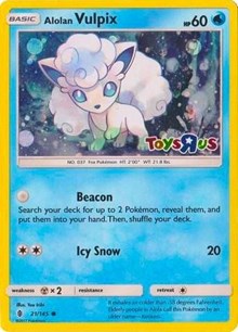 Alolan Vulpix (Toys R Us Promo) (21) [Miscellaneous Cards & Products] | Empire Gaming NC