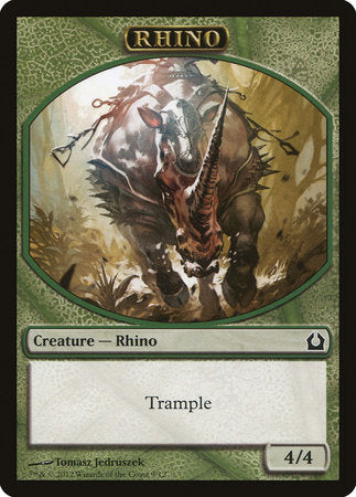 Rhino Token [Return to Ravnica Tokens] | Empire Gaming NC