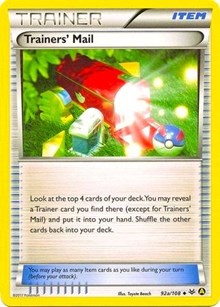 Trainers' Mail (Non-Holo) (92a) [Alternate Art Promos] | Empire Gaming NC