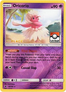 Oricorio - 55/145 (League Promo) [1st Place] (55) [League & Championship Cards] | Empire Gaming NC