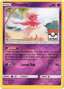 Oricorio - 55/145 (League Promo) [2nd Place] (55) [League & Championship Cards] | Empire Gaming NC