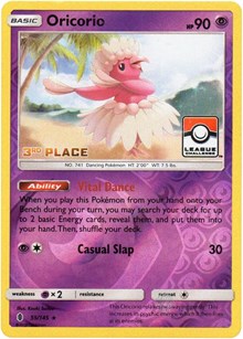 Oricorio - 55/145 (League Promo) [3rd Place] (55) [League & Championship Cards] | Empire Gaming NC