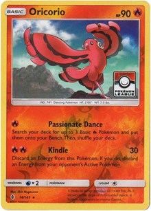 Oricorio - 14/145 (League Promo) (14) [League & Championship Cards] | Empire Gaming NC