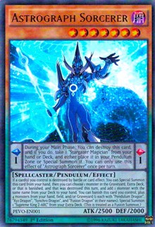 Astrograph Sorcerer [PEVO-EN001] Ultra Rare | Empire Gaming NC