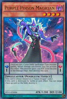 Purple Poison Magician [PEVO-EN006] Ultra Rare | Empire Gaming NC