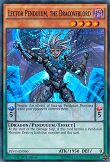 Lector Pendulum, the Dracoverlord [PEVO-EN060] Super Rare | Empire Gaming NC