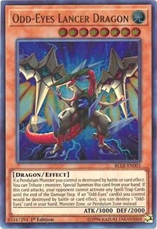 Odd-Eyes Lancer Dragon [BLLR-EN001] Ultra Rare | Empire Gaming NC