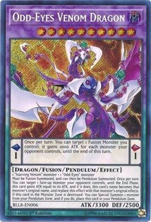 Odd-Eyes Venom Dragon [BLLR-EN006] Secret Rare | Empire Gaming NC