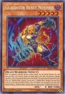 Gladiator Beast Noxious [BLLR-EN021] Secret Rare | Empire Gaming NC