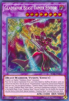 Gladiator Beast Tamer Editor [BLLR-EN023] Secret Rare | Empire Gaming NC