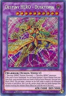 Destiny HERO - Dusktopia [BLLR-EN025] Secret Rare | Empire Gaming NC