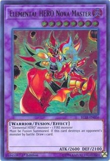 Elemental HERO Nova Master [BLLR-EN056] Ultra Rare | Empire Gaming NC