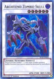 Archfiend Zombie-Skull [BLLR-EN058] Ultra Rare | Empire Gaming NC