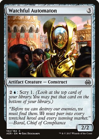 Watchful Automaton [Aether Revolt] | Empire Gaming NC