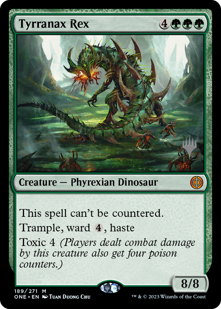 Tyrranax Rex (Promo Pack) [Phyrexia: All Will Be One Promos] | Empire Gaming NC