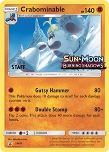 Crabominable - SM47 - Staff Prerelease Promo (SM47) [SM Promos] | Empire Gaming NC