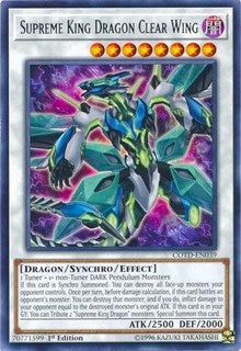 Supreme King Dragon Clear Wing [COTD-EN039] Rare | Empire Gaming NC