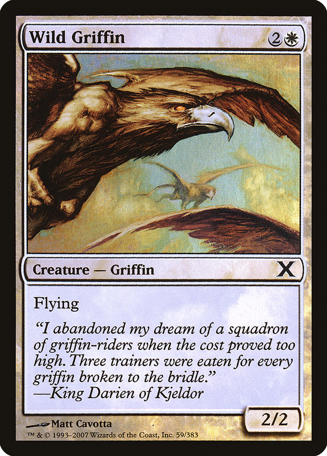 Wild Griffin (Premium Foil) [Tenth Edition] | Empire Gaming NC