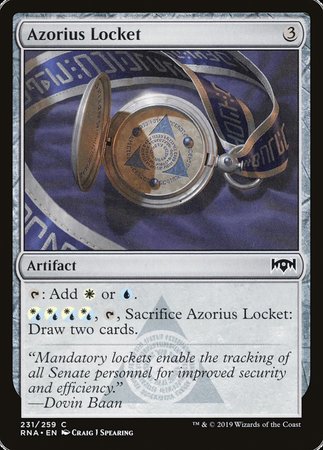 Azorius Locket [Ravnica Allegiance] | Empire Gaming NC