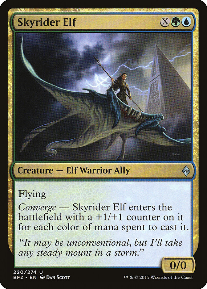 Skyrider Elf [Battle for Zendikar] | Empire Gaming NC