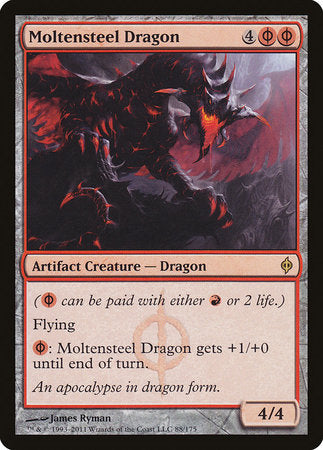 Moltensteel Dragon [New Phyrexia] | Empire Gaming NC
