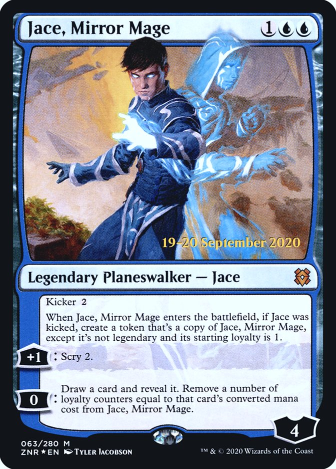 Jace, Mirror Mage  [Zendikar Rising Prerelease Promos] | Empire Gaming NC