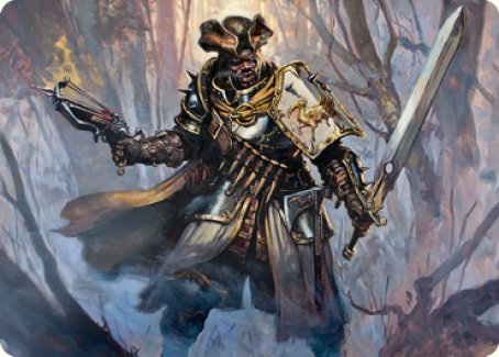 Brutal Cathar Art Card [Innistrad: Midnight Hunt Art Series] | Empire Gaming NC