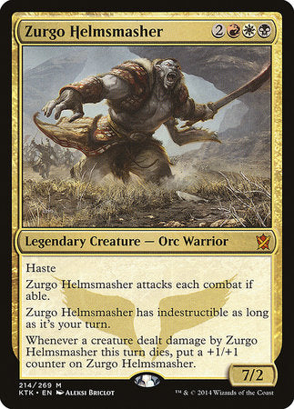 Zurgo Helmsmasher [Khans of Tarkir] | Empire Gaming NC