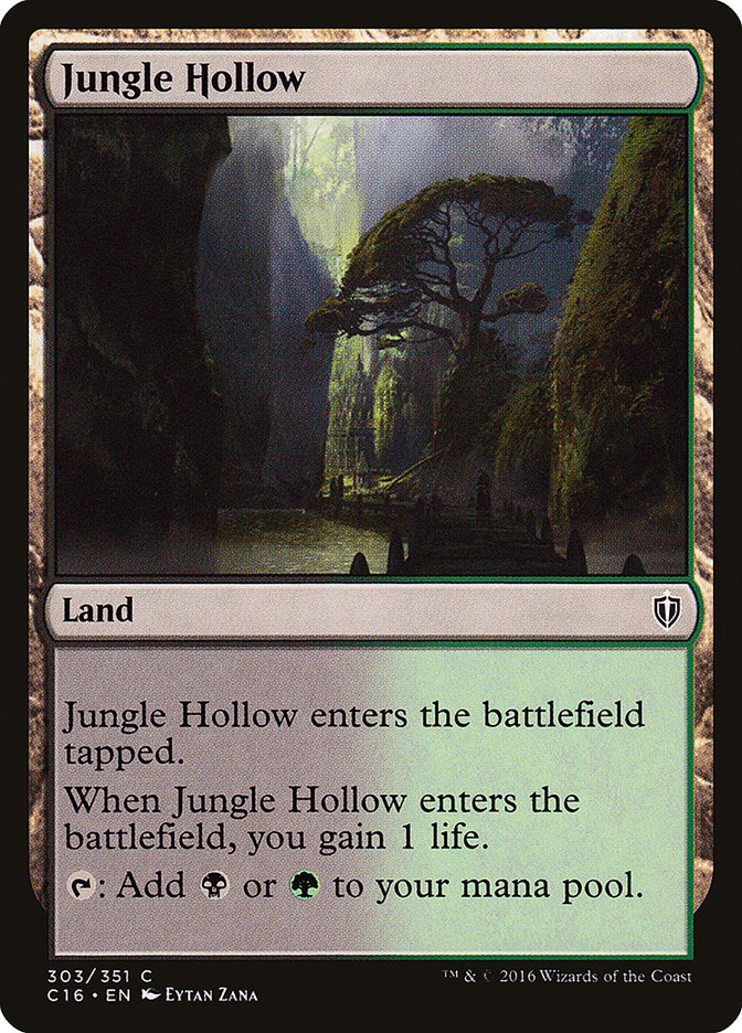 Jungle Hollow [Commander 2016] | Empire Gaming NC